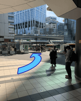 渋谷駅中央改札からの道順6